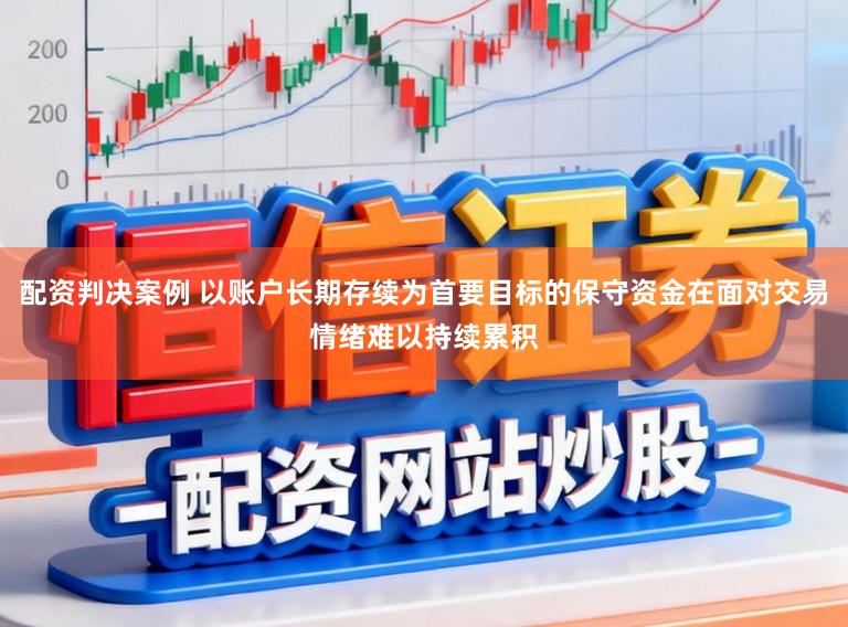 配资判决案例 以账户长期存续为首要目标的保守资金在面对交易情绪难以持续累积